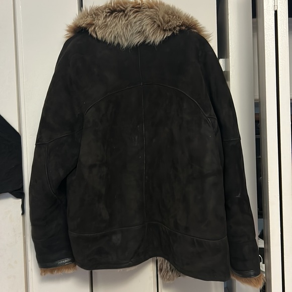 Heavy and luxe fur and suede coat 🧥 - Picture 3 of 3